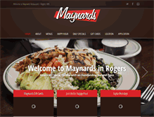 Tablet Screenshot of maynards-rogers.com